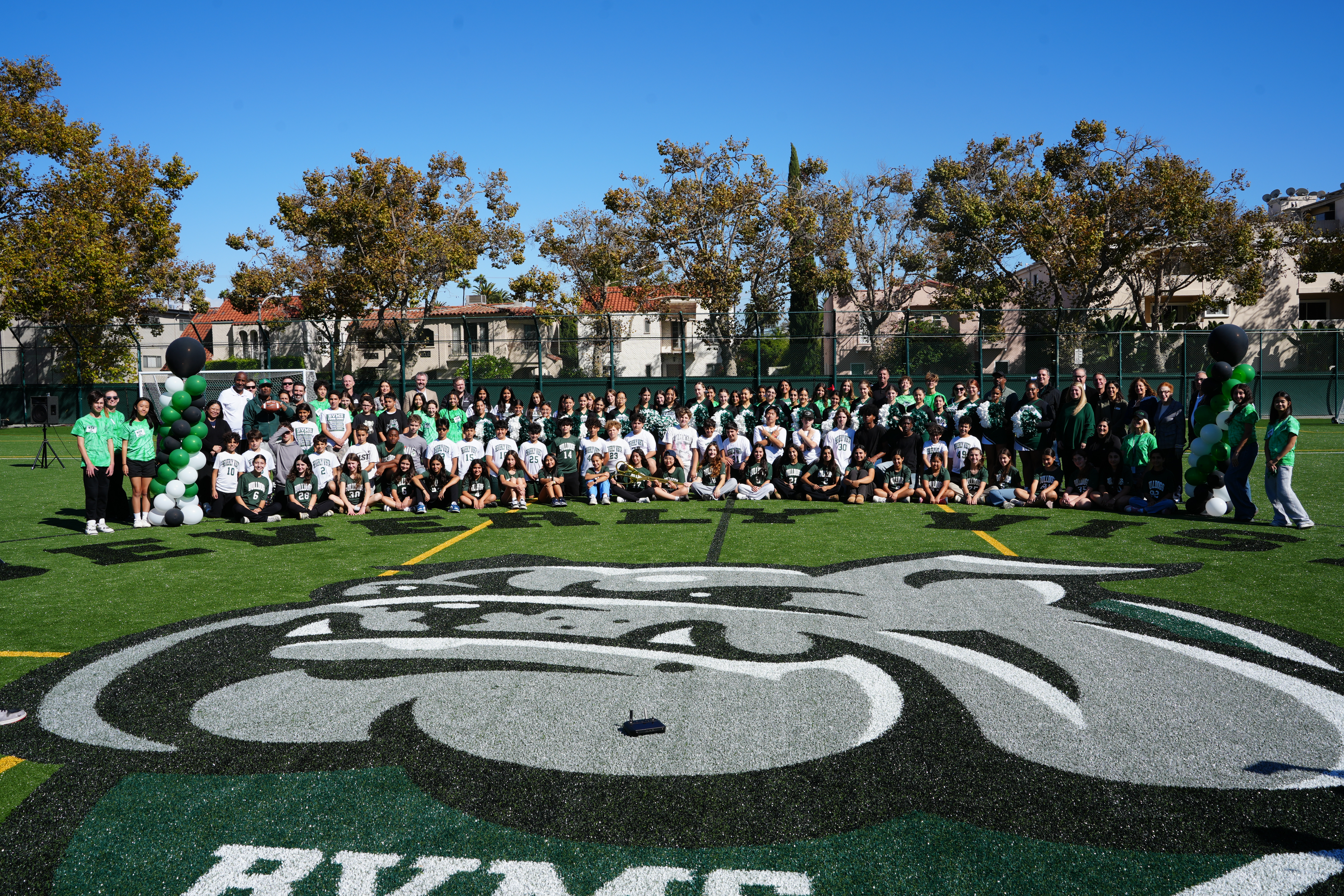 Beverly Vista Middle School Celebrates Ribbon Cutting for New Athletic Field
