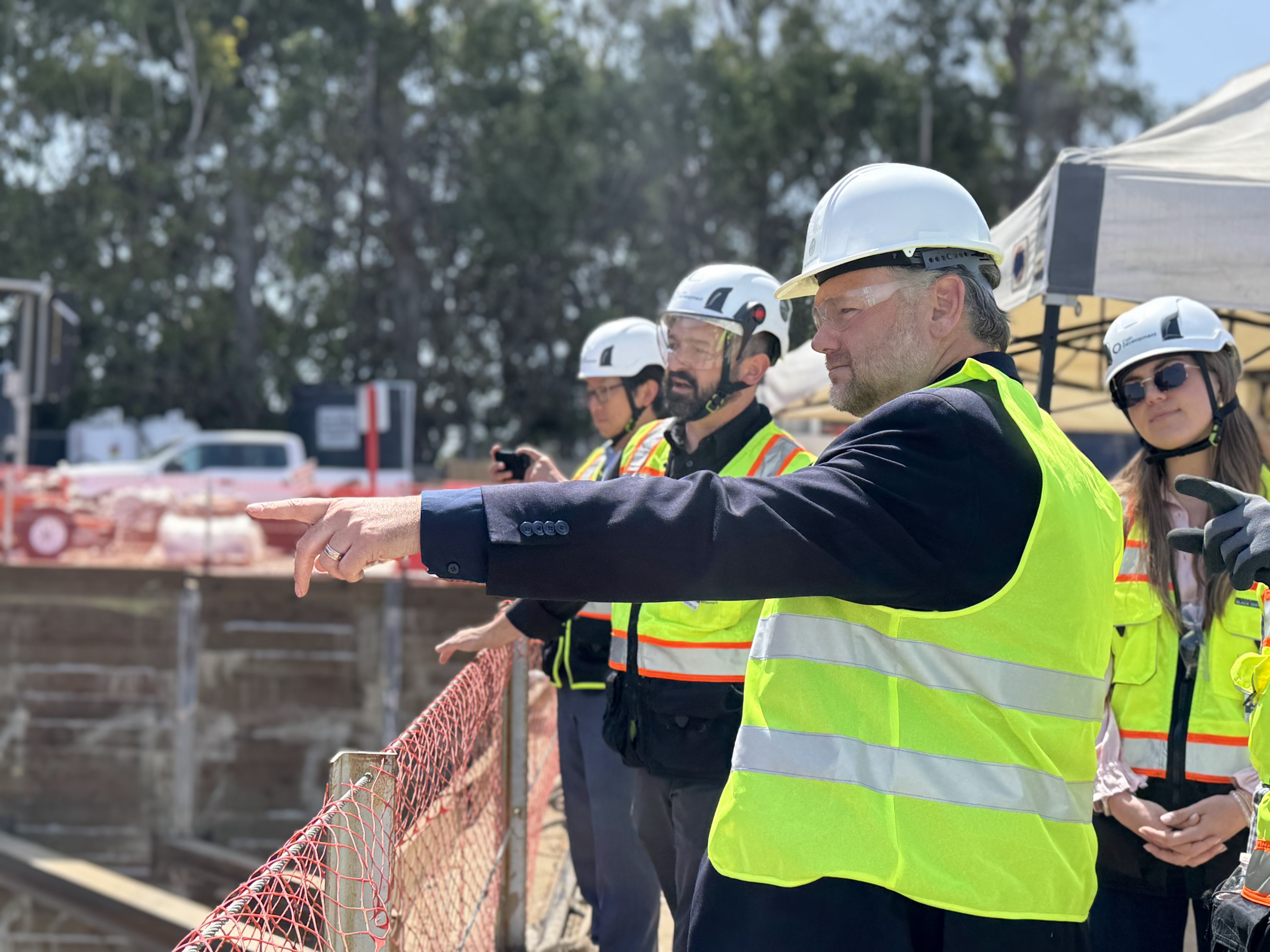 BHUSD Board and Superintendent Explore Future Partnerships at One Beverly Hills During Site Walk